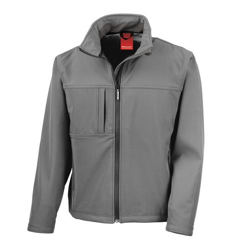 Result (Xl, Workguard Grey) Mens Classic Soft Shell Jacket