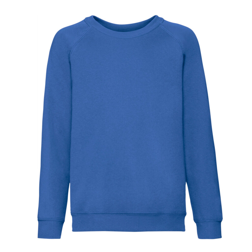 Fruit Of The Loom (5-6 Years, Royal Blue) Childrens/Kids Classic Raglan Sweatshirt