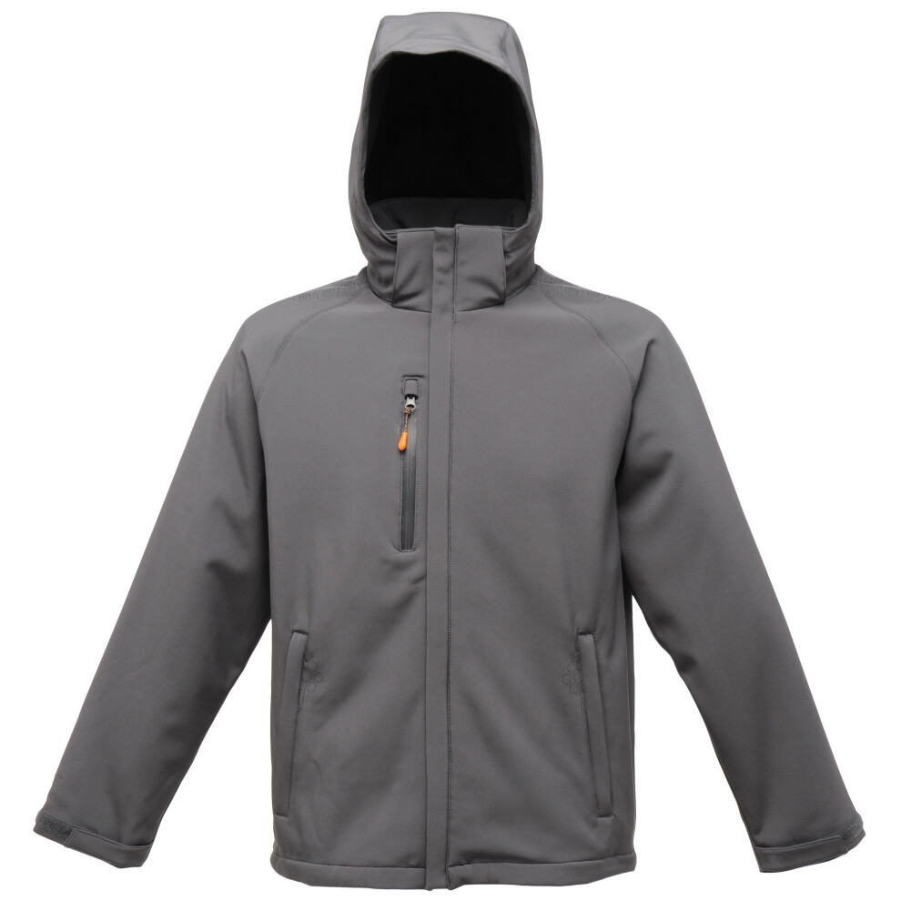 Regatta - Men's - Softshell Jacket - Water Repellent - Grey - Large - Image 4