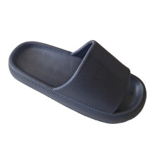 (7 UK-8 UK, Black) Keanu Unisex Adult Cloud Chunky Sliders
