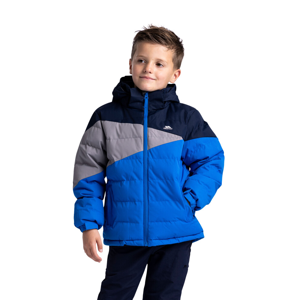 Trespass (11-12 Years, Blue) Boys Padded Jacket Hooded Layout - Image 3