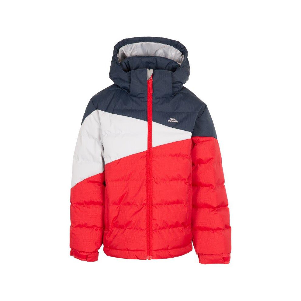 Trespass Boys  Padded Jacket Layout Red 3/4 - Image 2