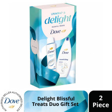 (Pack of 1) DOVE Unwrap & Delight Treats Gift Set 2 piece, Choose your pack 1,2,3 or 4