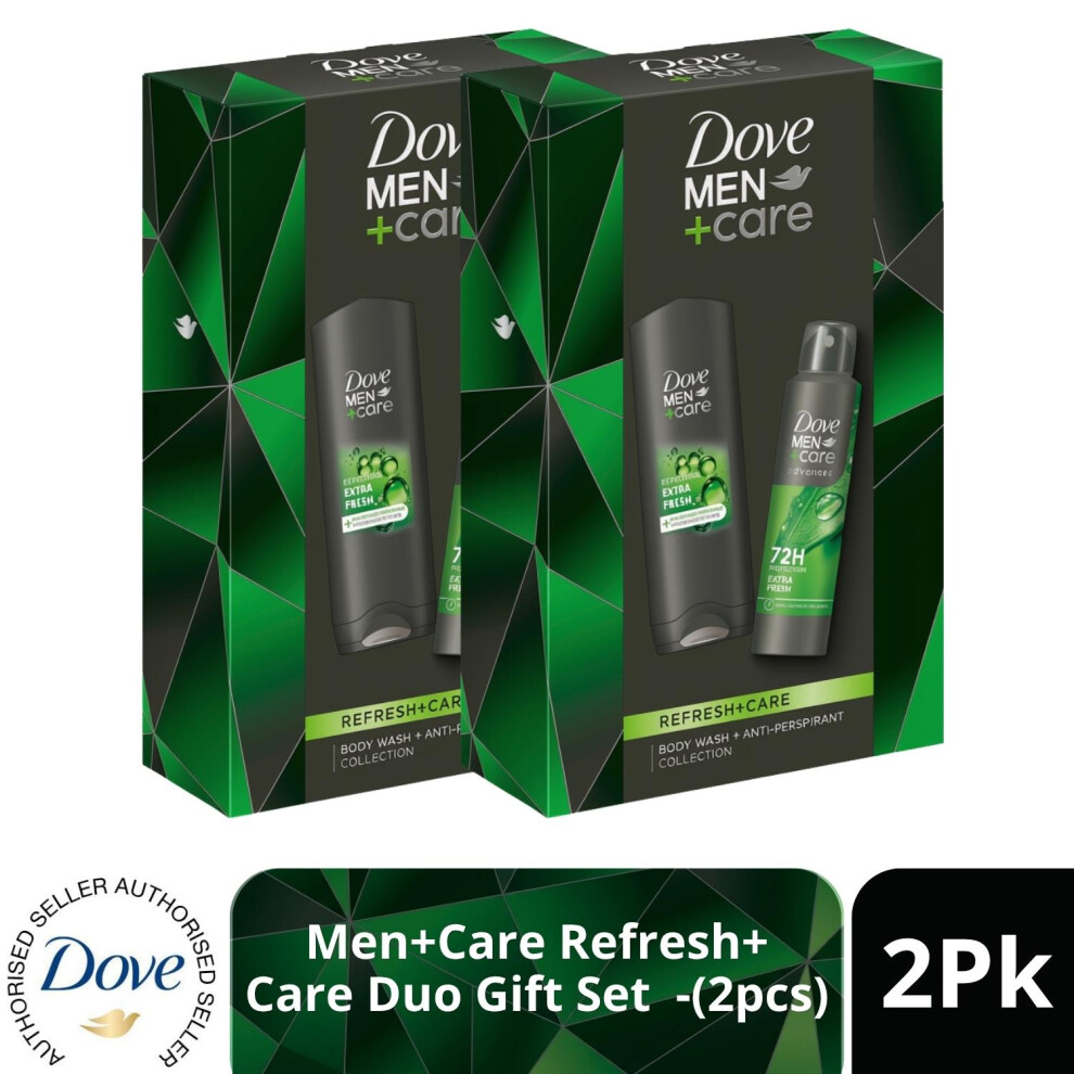 Dove Men+Care Refresh+Care 2-Piece Gift Set with 72-Hour Anti-Perspirant and Revitalising Body Wash for Men - Image 3