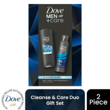 (Pack of 1) Dove Men+Care Cleanse+Care Duo Gift Set 2 piece, Choose your pack 1,2,3 or 4