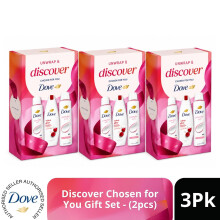 (Pack of 3) DOVE Unwrap & Discover Duo Gift Set 2 piece, Choose your pack 1,2,3 or 4