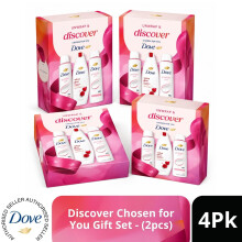 (Pack of 4) DOVE Unwrap & Discover Duo Gift Set 2 piece, Choose your pack 1,2,3 or 4