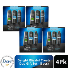(Pack of 4) DOVE Dove Men+Care Restore Trio Gift Set 3 piece, Choose your pack 1,2,3 or 4