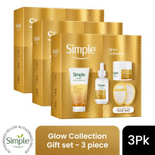 (Pack of 3) Multi Branded Simple Glow Gift set, 3 piece, Choose your pack 1,2,3 or 4