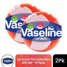 (Pack of 2) VASELINE Lip Iconic Tin Collection Gift Set 3x 20 g, Choose your pack 1,2,3 or 4
