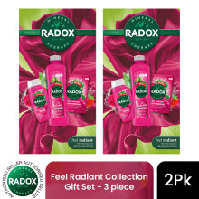 (Pack of 2) RADOX Feel Radiant Collection Gift Set 3 piece, Choose your pack 1,2,3 or 4