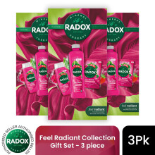 (Pack of 3) RADOX Feel Radiant Collection Gift Set 3 piece, Choose your pack 1,2,3 or 4