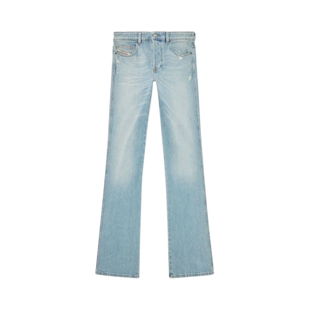 Diesel (29R, Blue Denim) Mens 1998 Light Wash Straight Leg Jeans