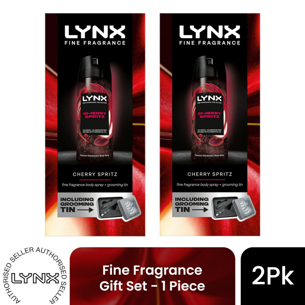 Lynx (Pack Of 2) Fine Fragrance Gift Set 1 Piece, Choose Your Pack 1,2,3 Or 4