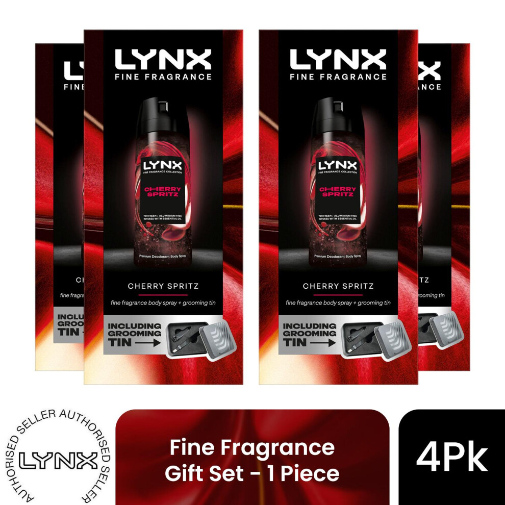 Lynx (Pack Of 4) Fine Fragrance Gift Set 1 Piece, Choose Your Pack 1,2,3 Or 4