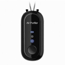 Purificador de aire para el cuello con iones negativos, limpiador de aire portátil, ambientador y desodorante.
