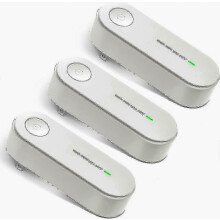 Paquete de 3 purificadores de aire portátiles enchufables con generador de iones negativos, ionizadores de aire sin filtro para el hoga
