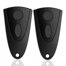 433Mhz Garage Door Opener for Tormatic Novotron 502 MAX43-2 / 512 MIX43-2 Remote Control Pack of 2(Black Key)