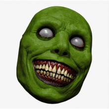 Eng Halloweenmasker met lachende demonen, horrormaskers, griezelige latexmaskers die het hele hoofd bedekken, voor volwassenen, Hallowe