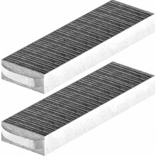 Actieve koolstoffilterset voor Bora Pure, X Pure en S Pure afzuigkappen - 2 stuks