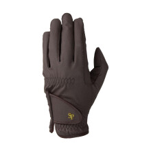 (7, Brown) Supreme Products Unisex Adult Pro Performance Riding Gloves