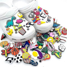 Lof Of 30 50 100pc Random Shoe Charms for Clog Shoes Decorations Wristband Bracelet Party Favors NEW