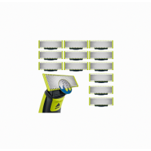 12 Pack Razor Blades Compatible With Philips OneBlade Replacement Blades_British Design