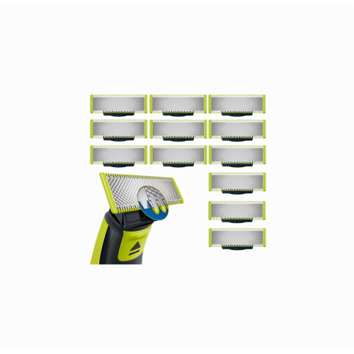 12 Pack Razor Blades Compatible With Philips OneBlade Replacement Blades_British Design