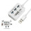 Aluminum 3 Port USB 3.0 Hub SD M2 TF MS Multi-In-1 Memory Card Reader Adapter New 1