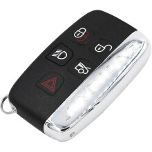 Coque de remplacement compatible avec les clés de voiture Jaguar XE, XF, XJ et XK à 5 boutons (YXY).
