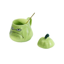 Gemütlicher, witziger Weihnachtsbecher – 450 ml Keramiktasse, ein lustiges Geschenk für Büro und Zuhause (Giggles-YXY)