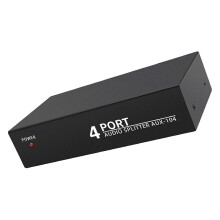 RCA Aux Audio Splitter 1 In 4 Out Stereo L/R Audio Splitter Part for Speaker DVD js