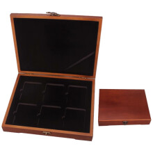 Coin Slab Storage Box Solid Wooden Display Case fit 6 Certified PCGS NGC Holders js