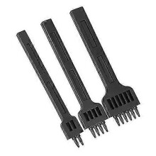 3 Pcs Diy Tools,leather Prong Punch,steel Diy Diamond Lacing Stitching Chisel Set,lacing Stitching