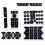 Button Repair Kit Window Switch Sticker for Mercedes Benz 2007-2014 js 1