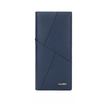 Regalo de Navidad para hombre | Cartera ultraligera plegable de piel auténtica | Clip para billetes de lujo para negocios con