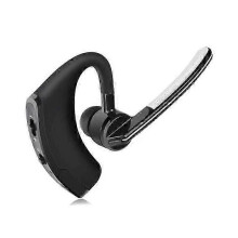 Bluetooth Single-Ear (Monaural) Headset - Connect to your PC, Mac, Tablet and/or Cell Phone - Noise Canceling,Black-YXY
