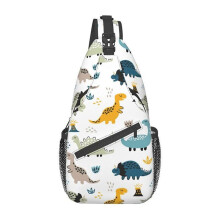 AF01046 Llama Childish Outdoor Crossbody Shoulder Bag Travel Sling Backpack Chest Bag for Hiking Shoulder Backpack-YXY