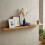 120cm Bamboo Floating Wall Shelf Picture Display Shelf 2