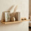 80cm Bamboo Floating Wall Shelf Picture Display Shelf 4