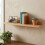 80cm Bamboo Floating Wall Shelf Picture Display Shelf 6