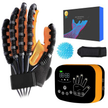 (S, Left hand) Hand Function Rehabilitation Robot Gloves For Finger Hemiplegia Recovery Trainer Fg