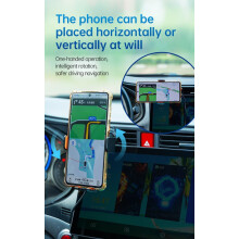 3-in-1 Wireless Charging Phone Holder with Built-in Item Tracker and Touch Control