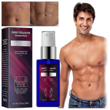 Men's Chest Fat Reduction Spray - Natural Formula for Gynecomastia and Cellulite