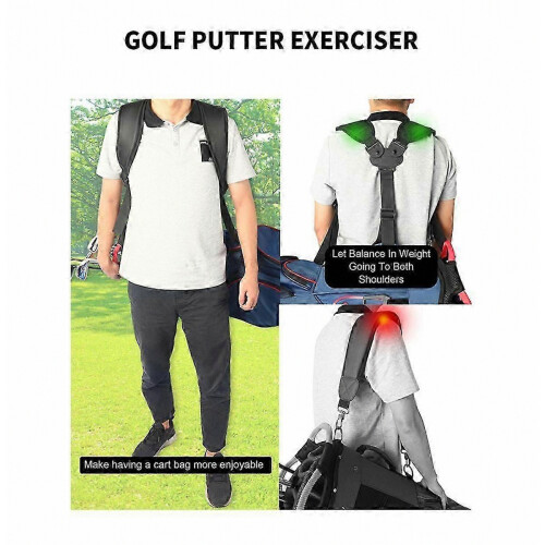 Golf Bag Strap,Golf Bag Straps Replacement Backpack Straps, Adjustable Comfortable Golf Carry Bag S 2