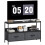 TV Stand Cabinet with 2 Foldable Drawers - Black 1