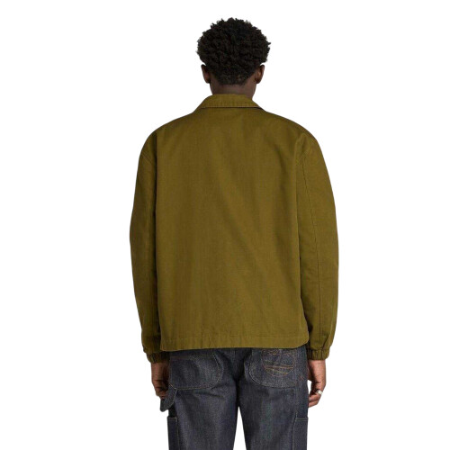 Timberland (M, Dark Olive) Timberland Mens Coach Overshirt 1