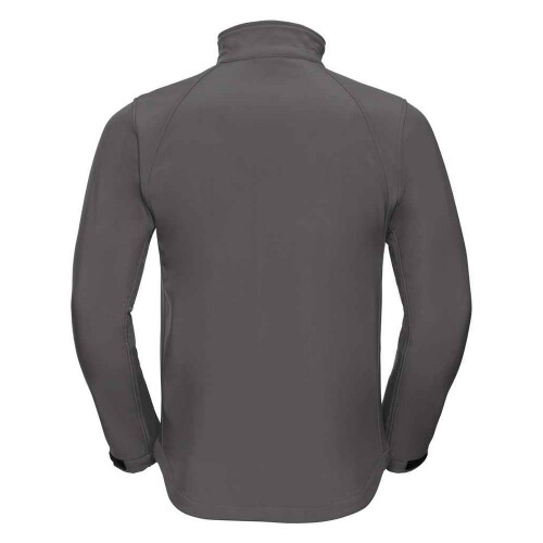 Russell (4XL, Titanium) Russell Mens Plain Soft Shell Jacket 1