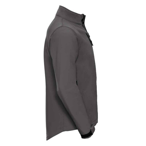 Russell (4XL, Titanium) Russell Mens Plain Soft Shell Jacket 2