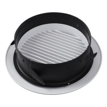Ventilación de Pared Redonda Ajustable de ABS para Extracción y Circulación de Aire. Ideal para Techos. Control Eficiente del Volumen de Aire.